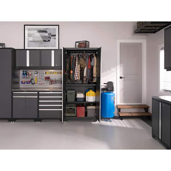 TRINITY PRO 8-Piece Garage Cabinet Drawer Set, Black