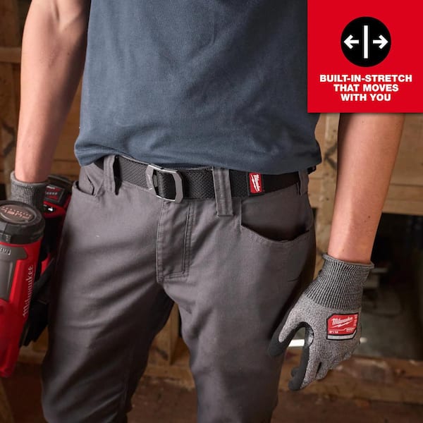 Milwaukee - Large FREEFLEX Nylon Webbing 1.5" Belt