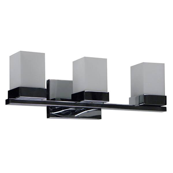 Filament Design 3-Light Chrome Bath Light