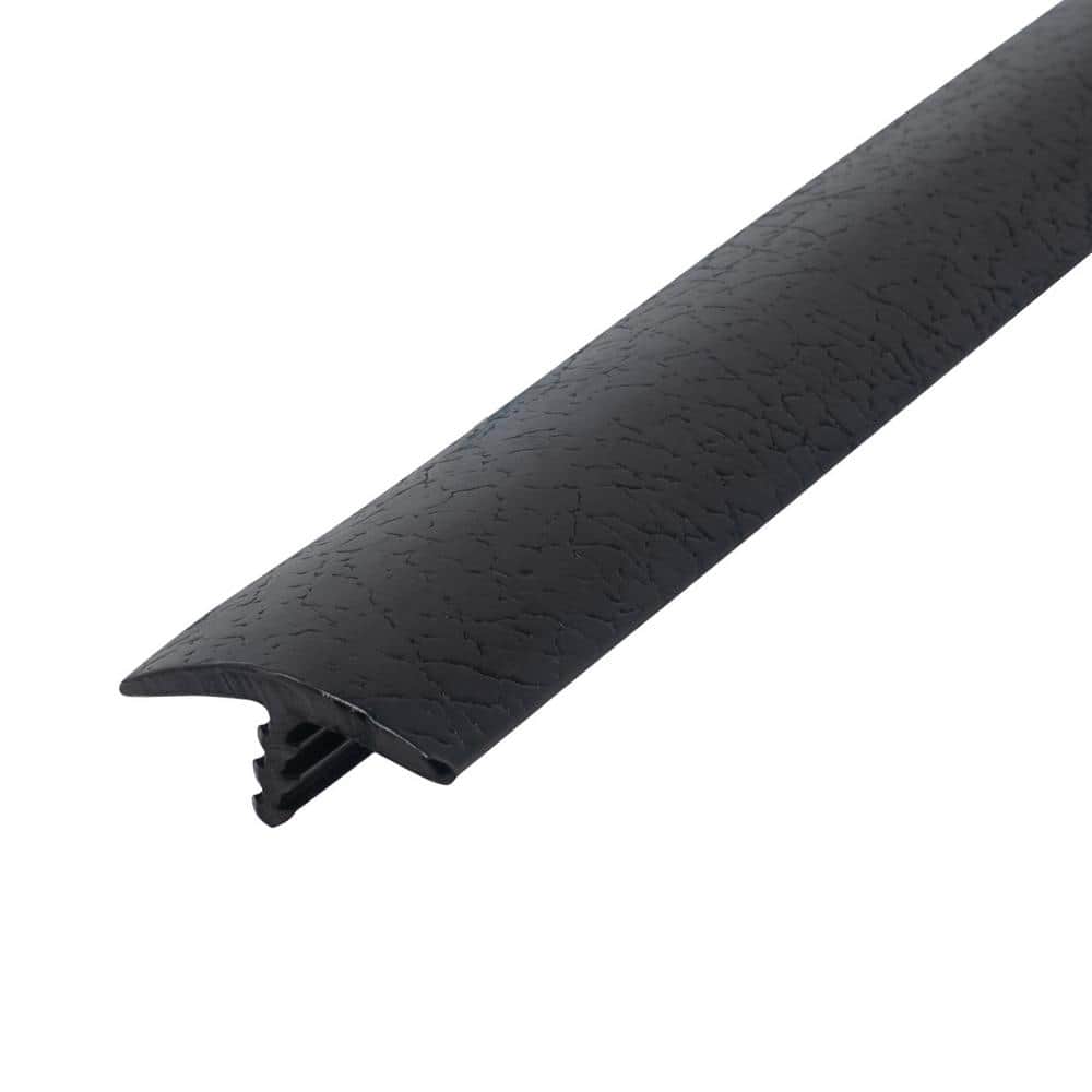 1-1/4 in. Black Leatherette Polyethylene Center Barb Hobbyist Pack Bumper T