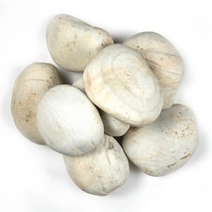 Sahara White (7 in. to 14 in.) Natural Boulder Rocks (3-Pieces /Covers 0.65 cu. ft.)