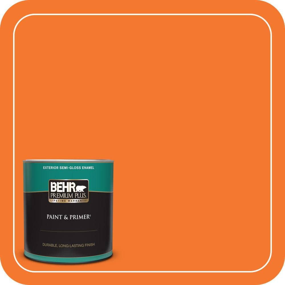 1 qt. #230B-7 Kumquat Semi-Gloss Enamel Exterior Paint & Primer price history on PriceWatchPro