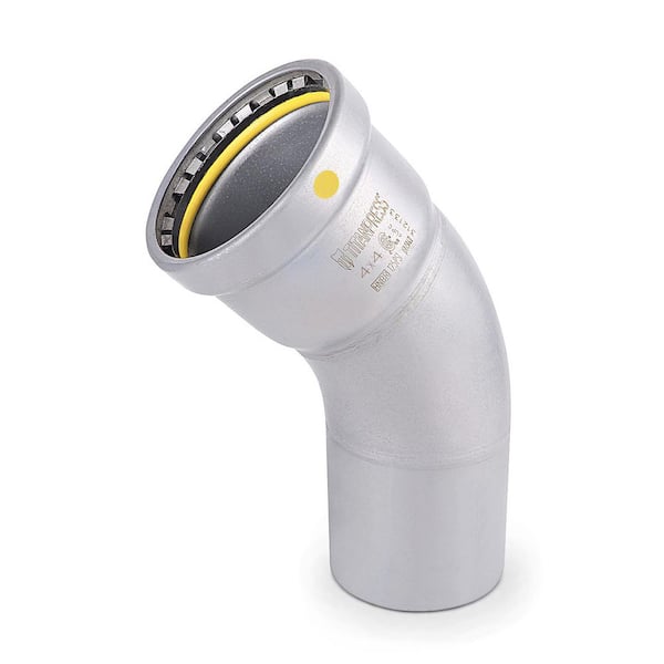 4 in. Carbon Steel FTG x Press 45° Street Elbow XL HNBR Gas