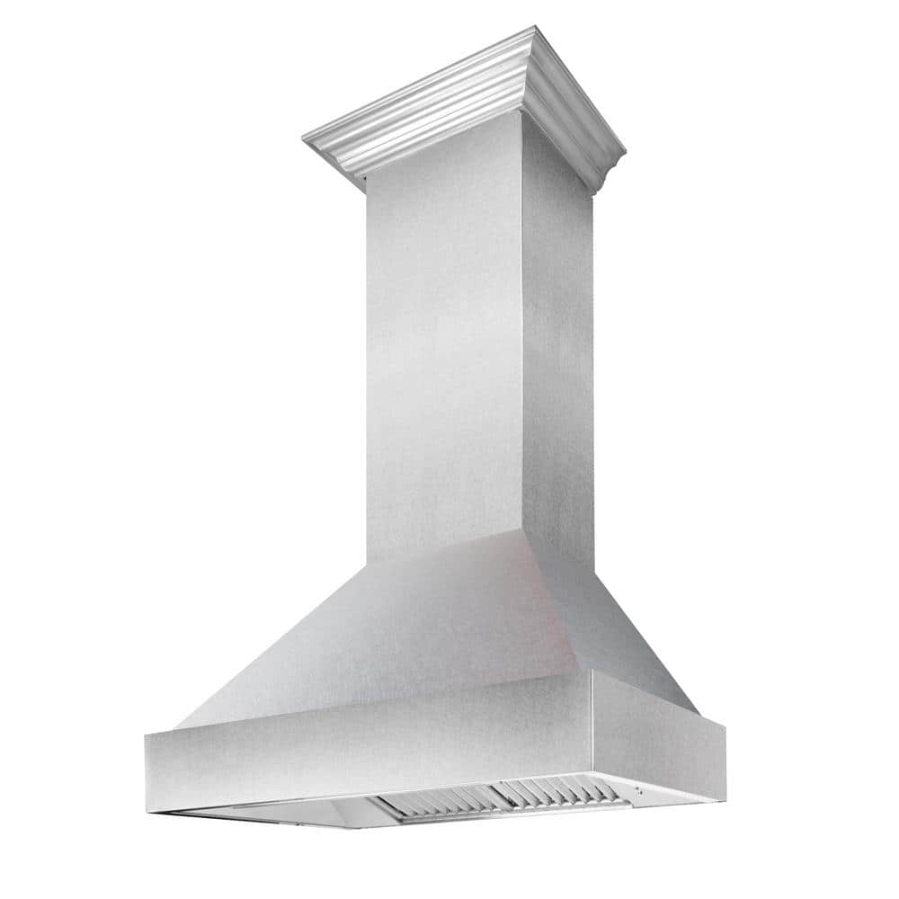 30 in. Satin Stainless Steel Wall Mount Range Hood