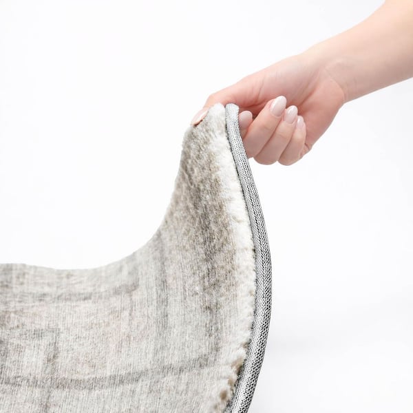 Dream Shag Premium Machine Washable Abstract ADS827 Gray 10 ft. x 14 ft. Area Rug