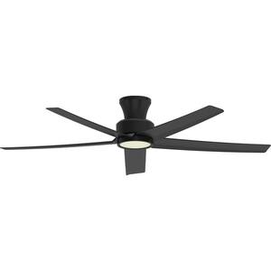 Maxxima 52-inch Black Ceiling Fan With LED Light & Remote - 6 Speeds, 3 Color Temperatures