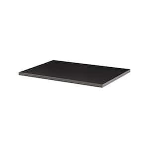 SUMO 31.5 in. W x 15.7 in. D x 0.98 in Anthracite MDF Decorative Wall Shelf without Brackets