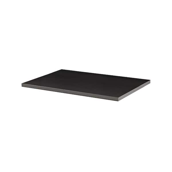 Dolle SUMO 31.5 in. W x 15.7 in. D x 0.98 in Anthracite MDF Decorative Wall Shelf without Brackets