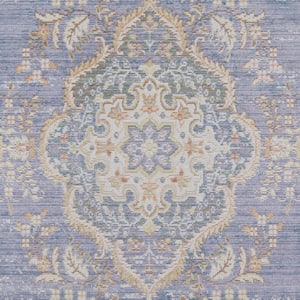 Isabella Periwinkle 2 ft. x 3 ft. Indoor Area Rug