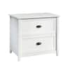 Sauder County Line Soft White Decorative Lateral File Cabinet With 2 