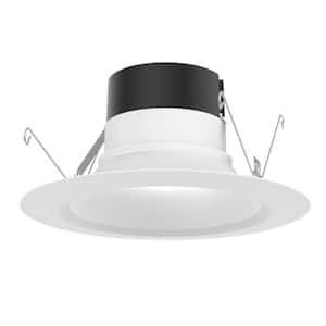 Contractor Select 6 in. Selectable CCT Integrated LED White Smooth Recessed Light Trim