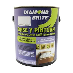 1 Gal. White Flat Latex Interior Primer and Paint