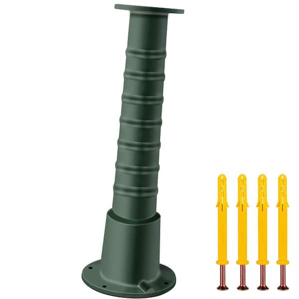 Antique Hand Water Pump Stand, Cast Iron with 0.5 in. Pre-Set Holes, for Yard, Garden, Pond, Outdoor Use