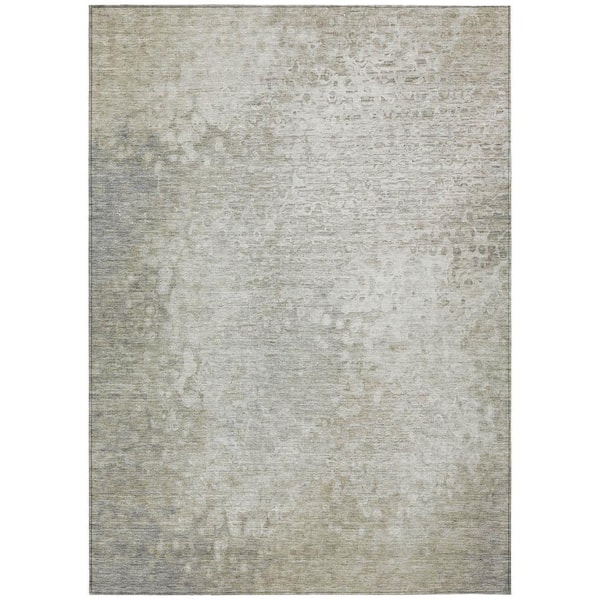 Chantille ACN565 Beige 2 ft. 6 in. x 3 ft. 10 in. Machine Washable Indoor/Outdoor Geometric Area Rug