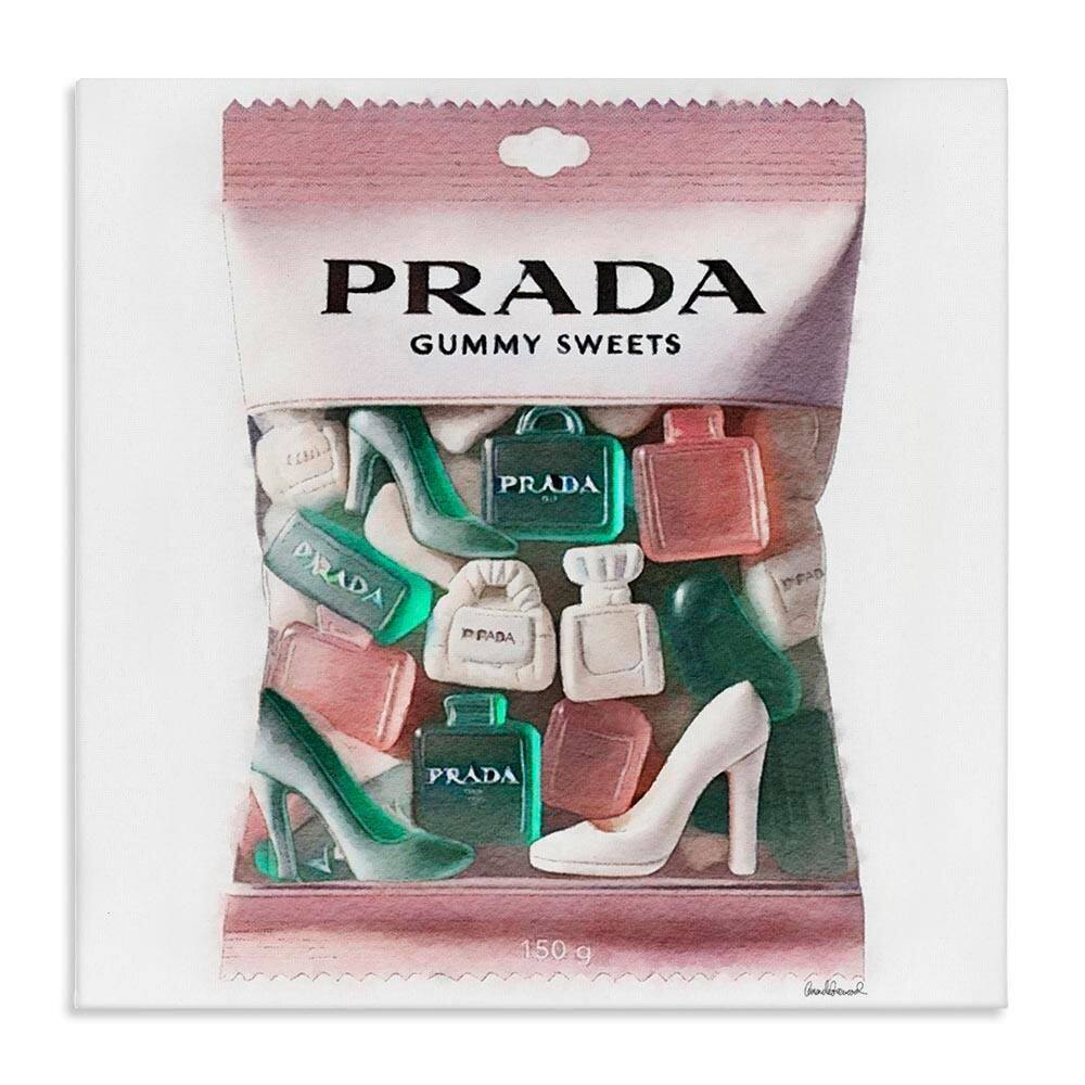 Fashion Brand Candies by Amanda Greenwood Unframed Abstract Graphic Art Print 17 in. x 17 in. price history on PriceWatchPro