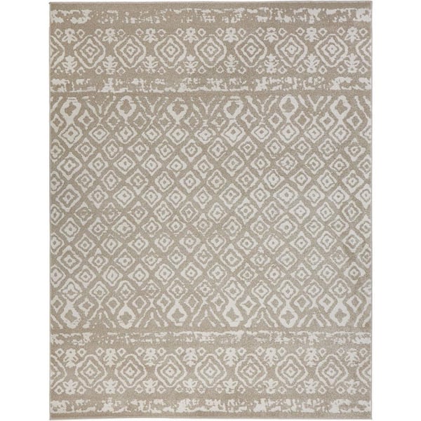 Home Decorators Collection Tribal Essence Beige 5 ft. x 7 ft. Area Rug