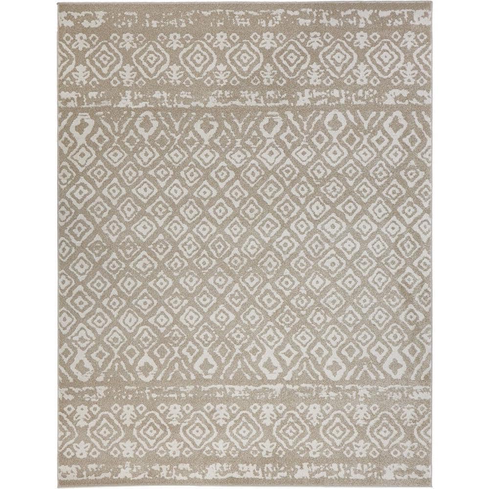 Doers USA The Rug Hub 36x48 Indoor Outdoor Area Rug, Beige