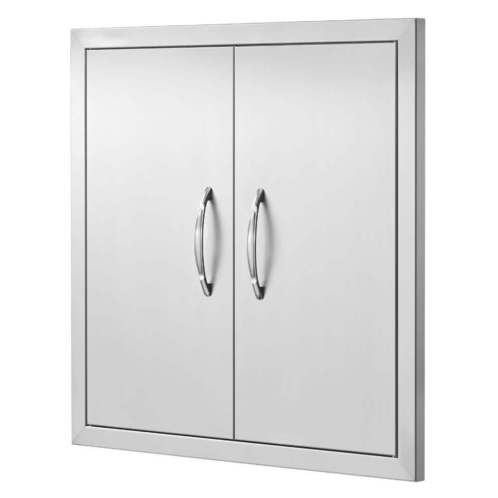 24 in. W x 24 in. H Stainless Steel Double BBQ Access Door with Handles and Hooks price history on PriceWatchPro
