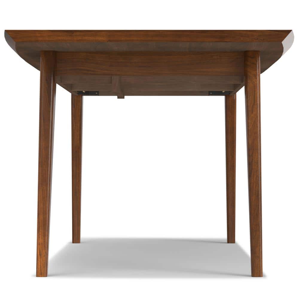 Walnut Mid-Century Modern Extendable Dining Table for Eight