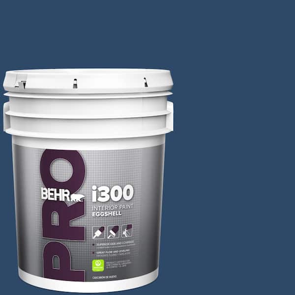 BEHR PRO 5 gal. #PPF-57 Lake View Eggshell Interior Paint