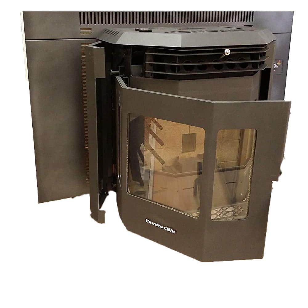 ComfortBilt Black Steel EPA Certified Pellet Stove Insert with Blower