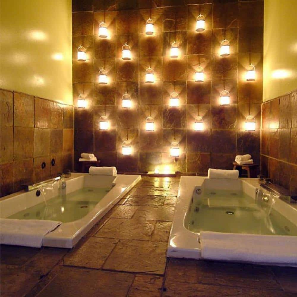 White Acrylic 74'' x 42'' Drop-In Soaking Bathtub