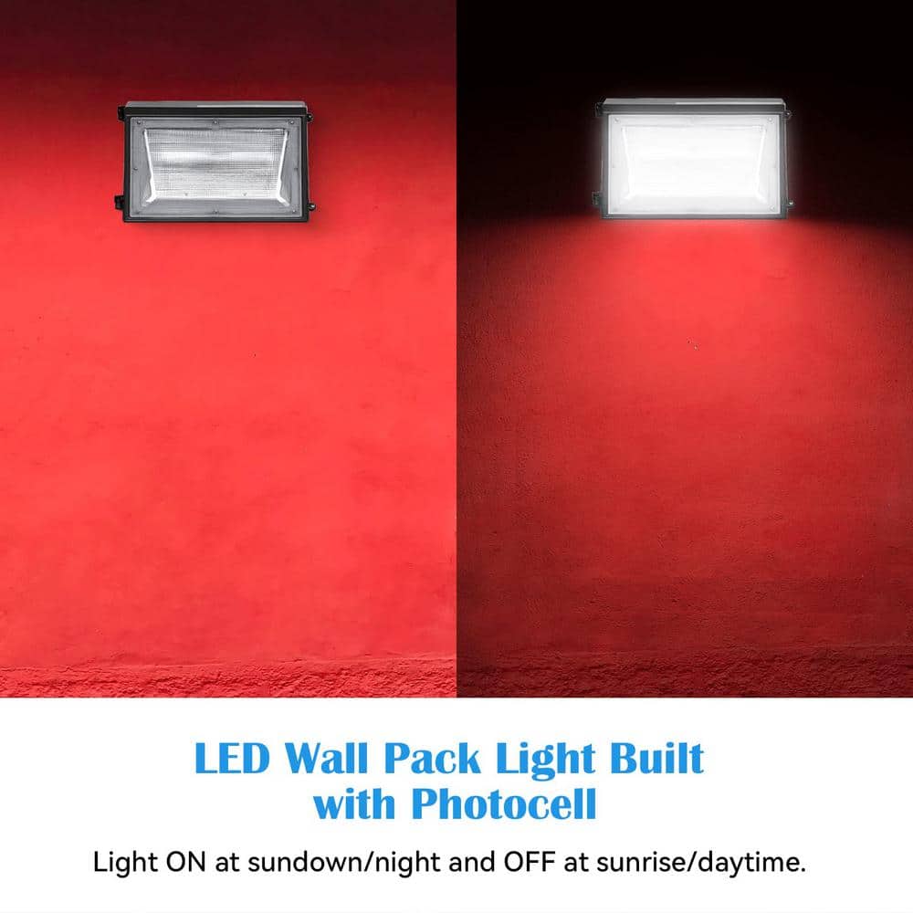 Bronze Dimmable LED Outdoor Wall Pack Light