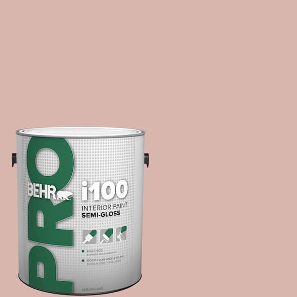 BEHR PRO 1 gal. #170E-3 Bridal Rose Semi-Gloss Interior Paint