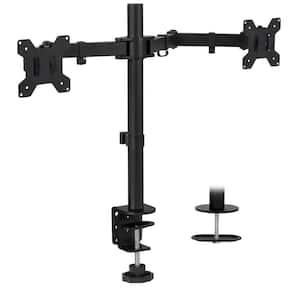 Full Motion Dual Monitor Desk Mount Fits 32 in. Monitors