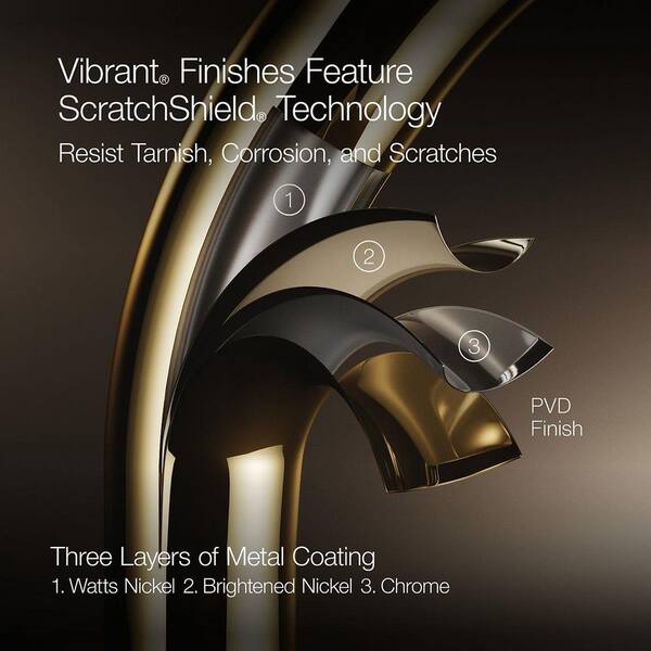 KOHLER Artifacts 5.375 in. Bathroom Sink Spout with Bell Design