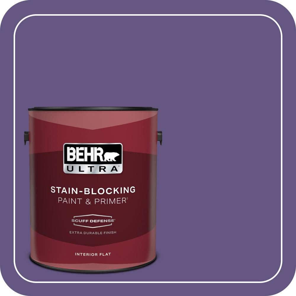 1 gal. #PPU16-02 Vigorous Violet Extra Durable Flat Interior Paint & Primer price history on PriceWatchPro