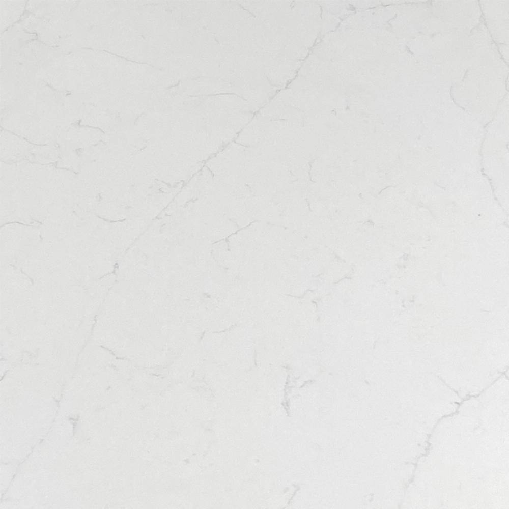 Bianco Bella 37" White Quartz Undermount Single Sink Vanity Top