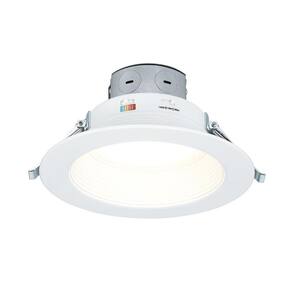 Easy-Up 6 in. Canless Selectable CCT LED Recessed Baffle Kit with Selectable Lumen Output