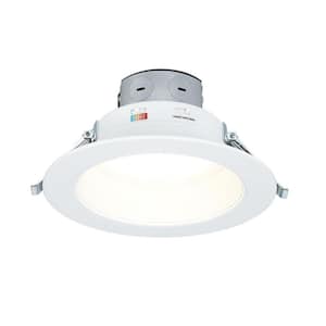 Easy-Up 6 in. Canless Selectable CCT LED Recessed Baffle Kit with Selectable Lumen Output