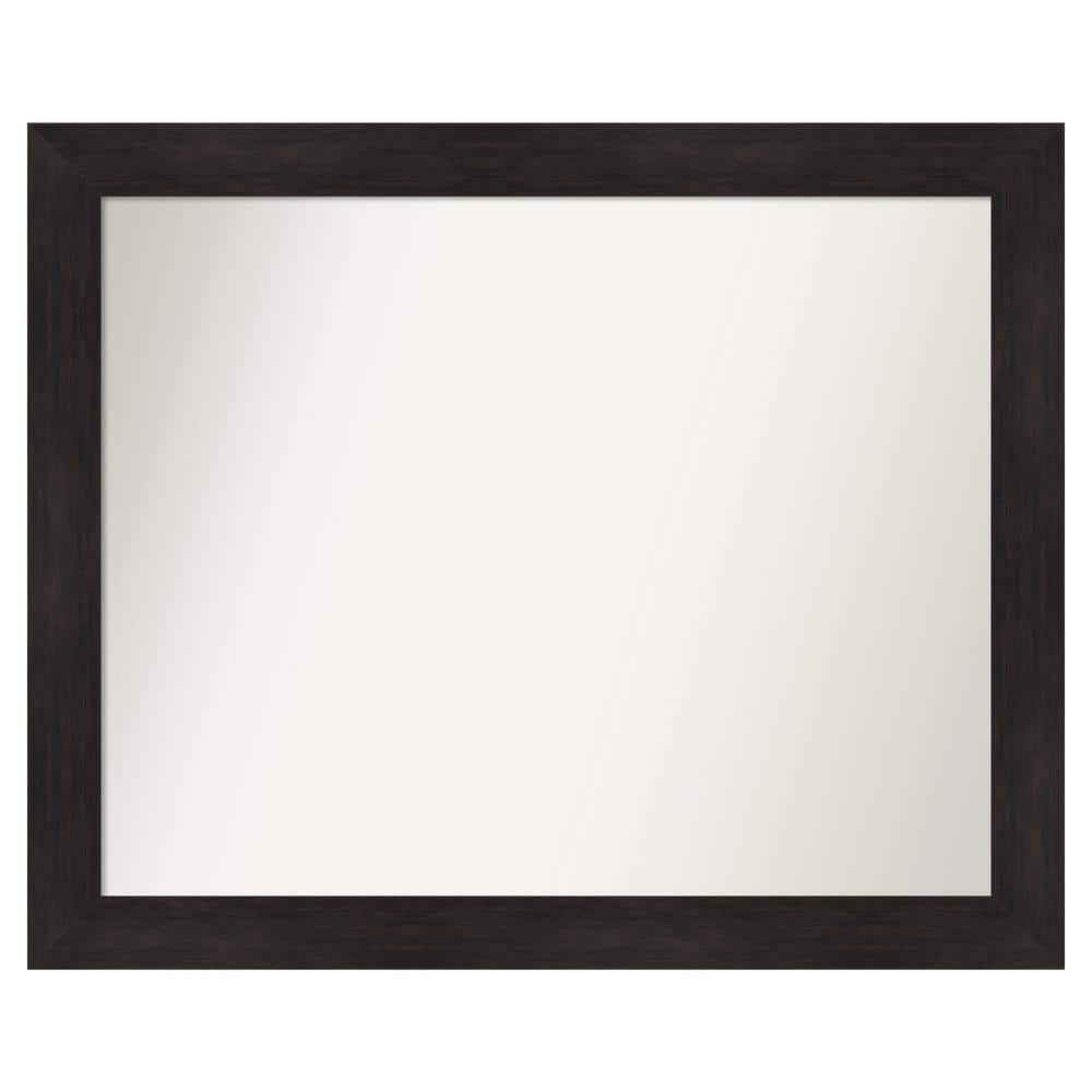 Furniture Espresso 43.75 in. x 35.75 in. Custom Non-Beveled Satin Recycled Polystyrene Bathroom Vanity Wall Mirror price history on PriceWatchPro