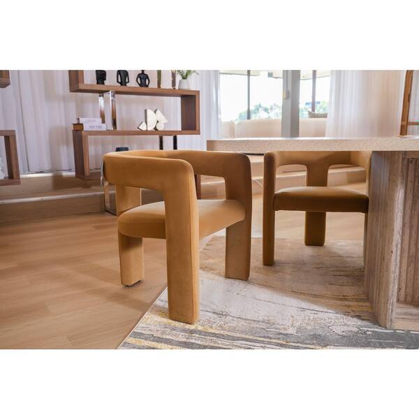 Cherish Tan Fabric Dining Chair
