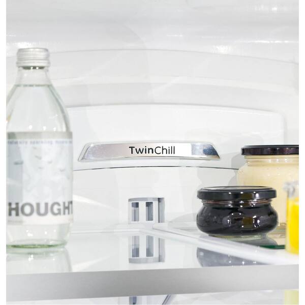Ge Profile 23 1 Cu Ft French Door Refrigerator In Fingerprint Resistant Stainless Steel Energy Star And Counter Depth Pwe23kynfs The Home Depot