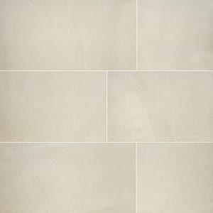 Bellevue Ivory 24 in. x 48 in. Matte Porcelain Floor and Wall Tile (16 sq. ft./Case)