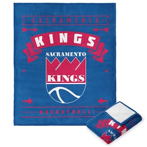 NBA Hardwood Classic Sac Kings Multicolor Polyester Silk Touch Throw Blanket