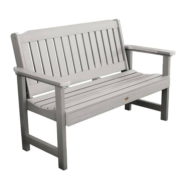 Lehigh Lehigh 5 ft. 2-Person Harbor Gray Recycled Plastic Outdoor Bench