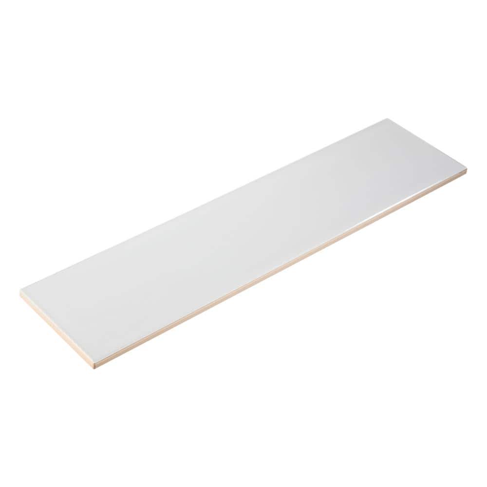 Perfecto Mirabella 4" x 16" Gray Glazed Ceramic Subway Tile