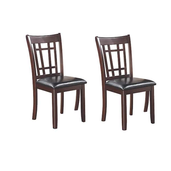 Lavon Collection Espresso Dining Chair (Set of 2)