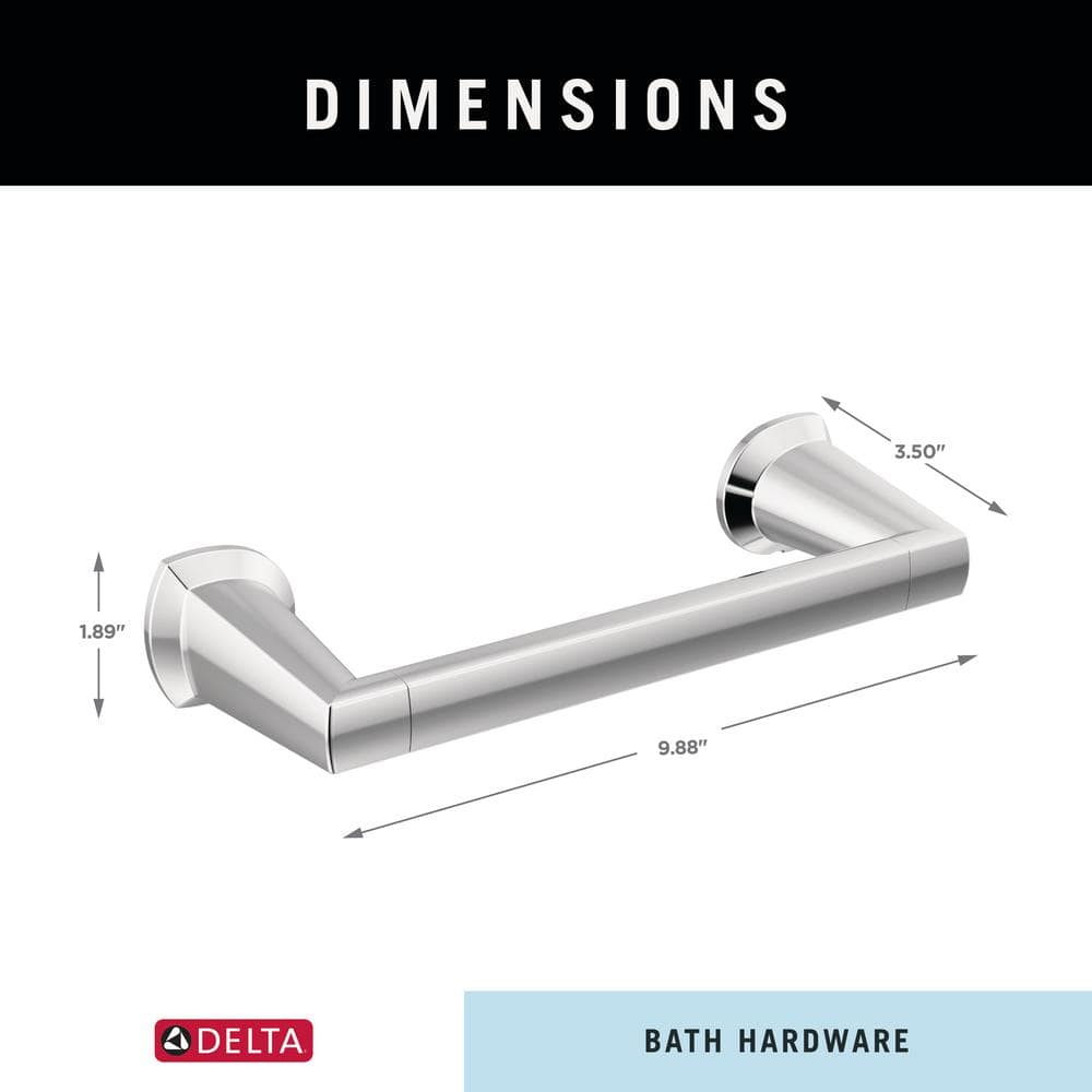 Galeon 8" Polished Chrome Wall Mount Towel Bar