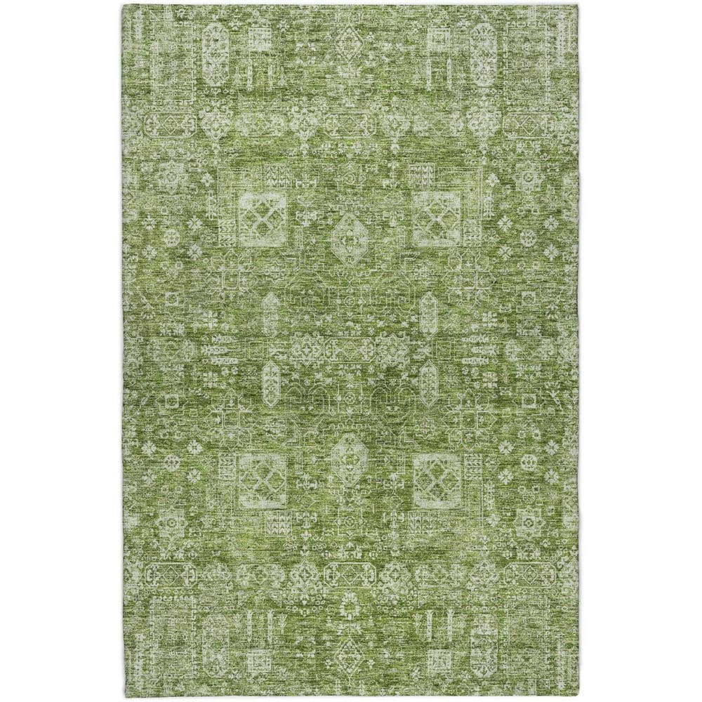 Dream Shag Premium Machine Washable Abstract ADS637 Aloe 9 ft. x 12 ft. Area Rug price history on PriceWatchPro