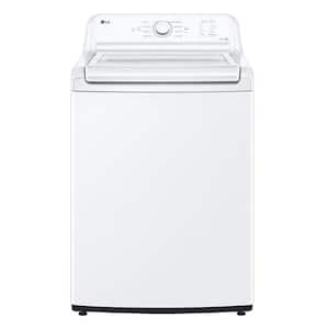 4.1 cu. ft. Top Load Washer in White with 4-way Agitator, NeveRust Drum, SlamProof Glass Lid, and True Balance