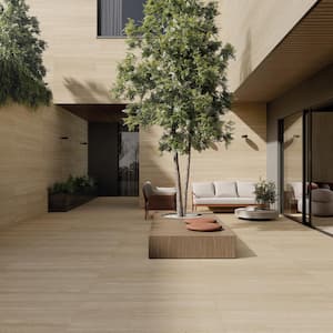 Sensi Roma 24 in. x 48 in. Cream Porcelain Tile (15.5 sq. ft./Case)