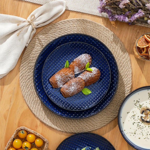 Wrova Wheat Straw Plates - 8 Inch Unbreakable Dinner Plates Set Of 8 - Dishwasher - View #9