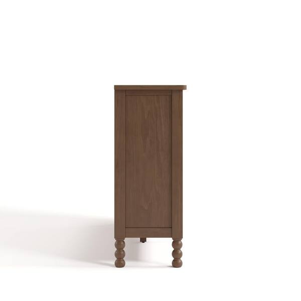 Storkcraft Rio 46.06 in. Wide Hazelnut 6-Shelves Transitional
