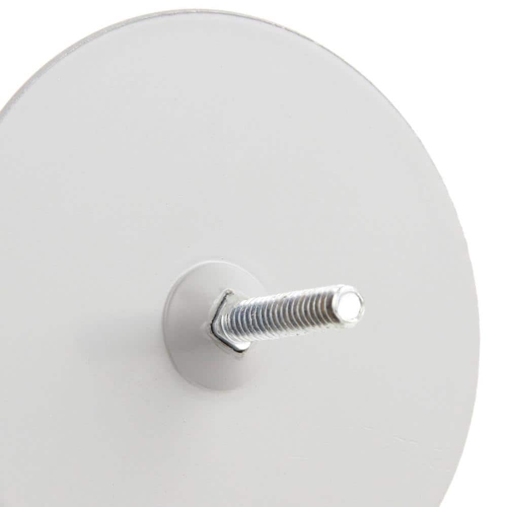 Gray Steel Door Hole Filler Plate for Wood or Metal Doors