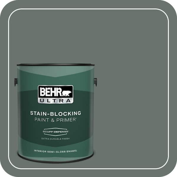 BEHR ULTRA 1 gal. #PPU12-18 Heritage Park Extra Durable Semi-Gloss Enamel Interior Paint & Primer